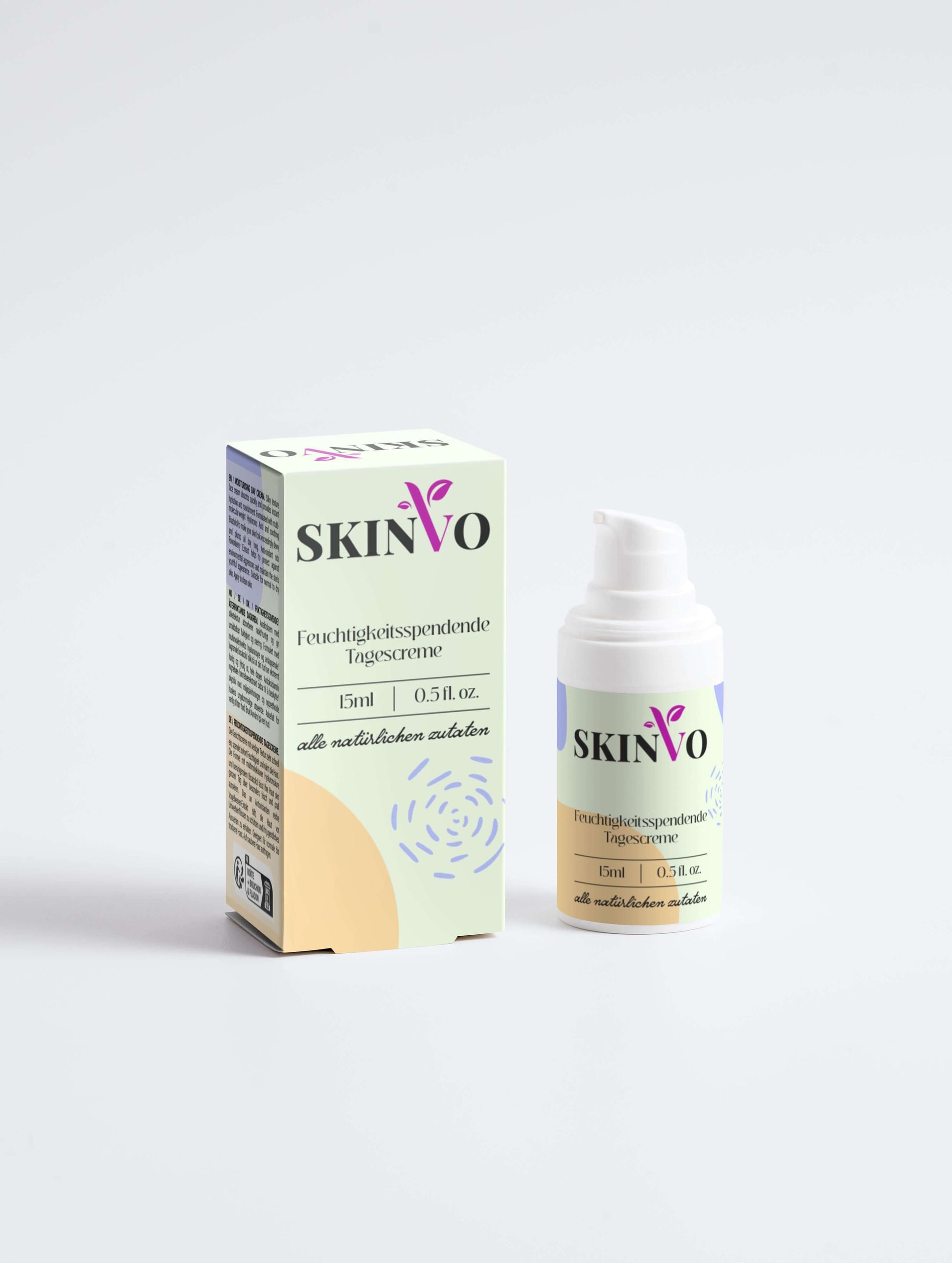 Tagescreme mit Hyaluronsäure, Aloe Vera und Jojobaöl für intensive Feuchtigkeit